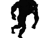 Desenho Homem lobo pintado por LEONARDO