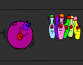 Desenho Bola de bowling pintado por arthur bernardo