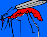 Desenho Mosquito pintado por davi