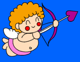 Desenho Cupido  pintado por katy