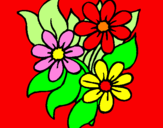 Desenho Florzitas pintado por a flor