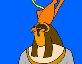 Desenho Horus pintado por andre