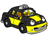 Desenho Herbie Taxista pintado por qwerty