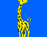 Desenho Girafa pintado por diego