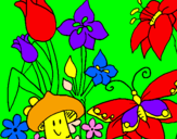 Desenho Fauna e Flora pintado por taty