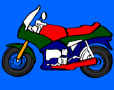Desenho Motocicleta pintado por oshiro