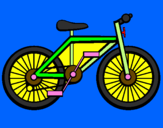Desenho Bicicleta pintado por Má