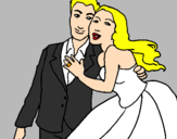 Desenho Marido e esposa pintado por Tendy