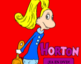 Desenho Horton - Sally O'Maley pintado por kika