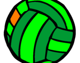 Desenho Bola de voleibol pintado por Wol