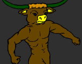 Desenho Cabeça de búfalo pintado por NADIM45