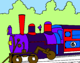 Desenho Locomotiva  pintado por lucca
