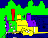 Desenho Locomotiva  pintado por Peterson