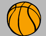 Desenho Bola de basquete pintado por kairo  cid