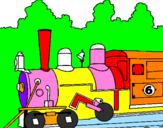 Desenho Locomotiva  pintado por GABRIEL