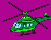 Desenho Helicoptero  pintado por ruan