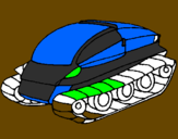 Desenho Nave tanque pintado por pablo d2