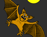 Desenho Morcego cão pintado por gabriel   adora  colorir,