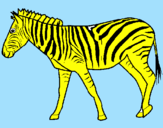 Desenho Zebra pintado por  joao vitor  