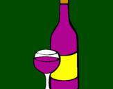 Desenho Vinho pintado por BERNARDO