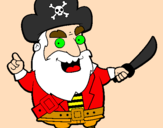 Desenho Pirata pintado por niccolas
