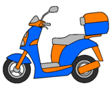 Desenho Ciclomotor pintado por aaaa
