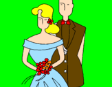 Desenho Marido e esposa II pintado por enide
