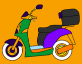 Desenho Ciclomotor pintado por joao lucas