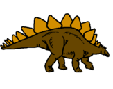 Desenho Stegossaurus pintado por gustavo