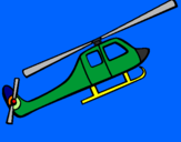 Desenho Helicóptero brinquedo pintado por Ellias