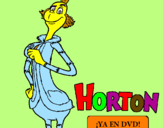 Desenho Horton - Prefeito pintado por sofia s