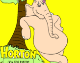 Desenho Horton pintado por larissa