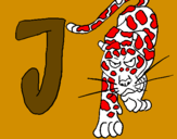 Desenho Jaguar pintado por FELIPE
