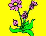 Desenho Flores pintado por gigi