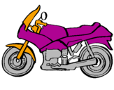 Desenho Motocicleta pintado por yuri