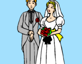 Desenho Marido e esposa III pintado por Bruno