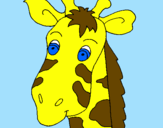 Desenho Cara de girafa pintado por Starsky 