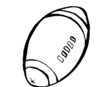 Desenho Bola de futebol americano pintado por dIOGO