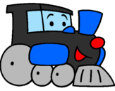 Desenho Comboio pintado por Rafael