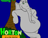 Desenho Horton pintado por Lara