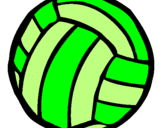 Desenho Bola de voleibol pintado por Lunna