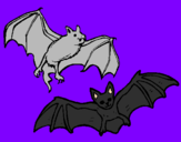 Desenho Um par de morcegos pintado por MATHEUS