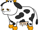 Desenho Vaca pensativa pintado por GUILHERME