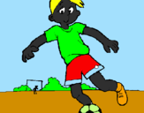 Desenho Jogar futebol pintado por emanuel