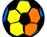 Desenho Bola de futebol pintado por wesley filho