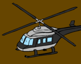 Desenho Helicoptero  pintado por Gustavo
