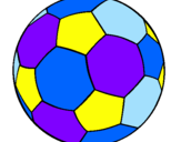 Desenho Bola de futebol II pintado por Aidê