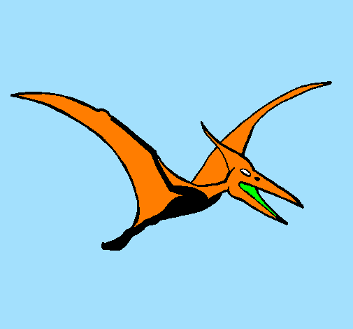 Desenho Pterodáctilo pintado por pedro                    