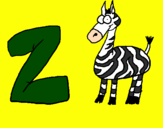 Desenho Zebra pintado por ZEBRA