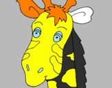 Desenho Cara de girafa pintado por gigi